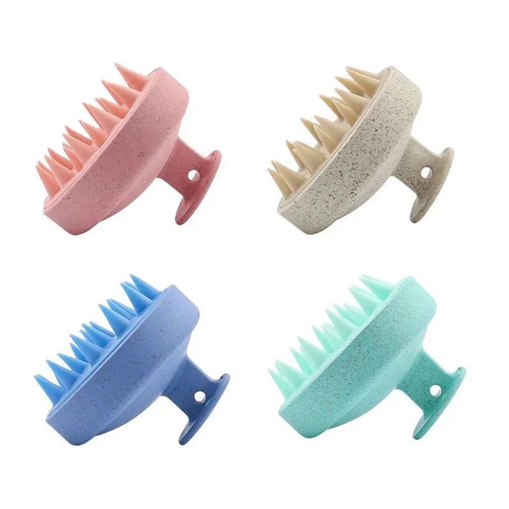 Silicone shampoo and body massage brush — image 2