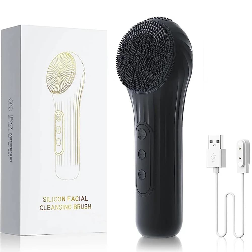waterproof rechargeable sonic facial cleansing brush — image 8