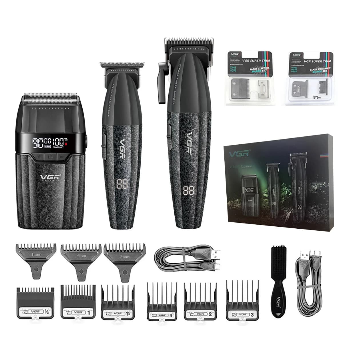 cordless hair trimmer with metal blades — image 7