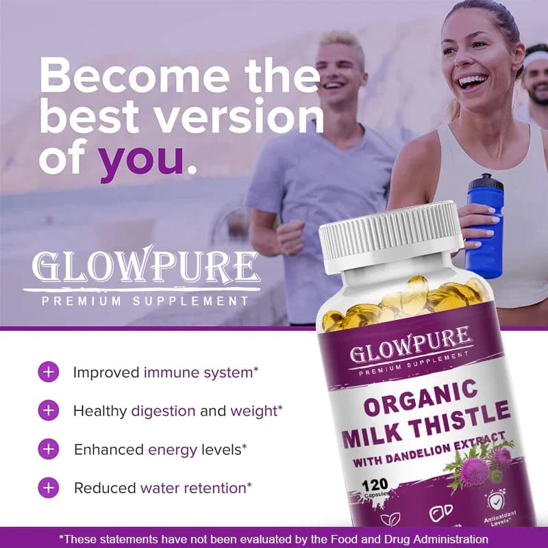 organic milk thistle extract bottle — image 6