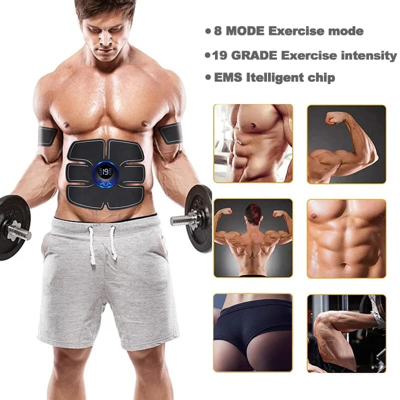 USB rechargeable EMS muscle stimulator device — image 3