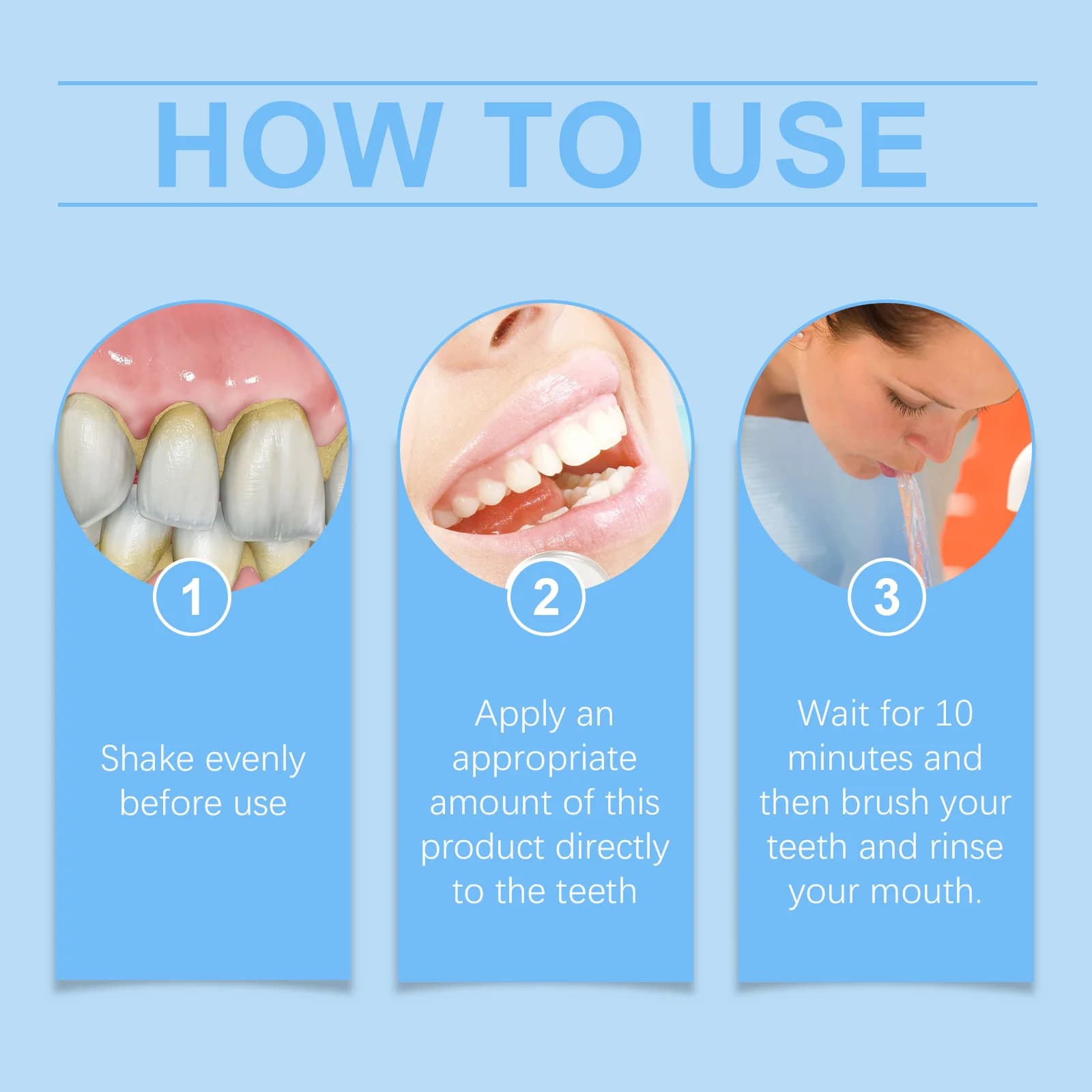 Oralhoe dental care liquid bottle — image 6