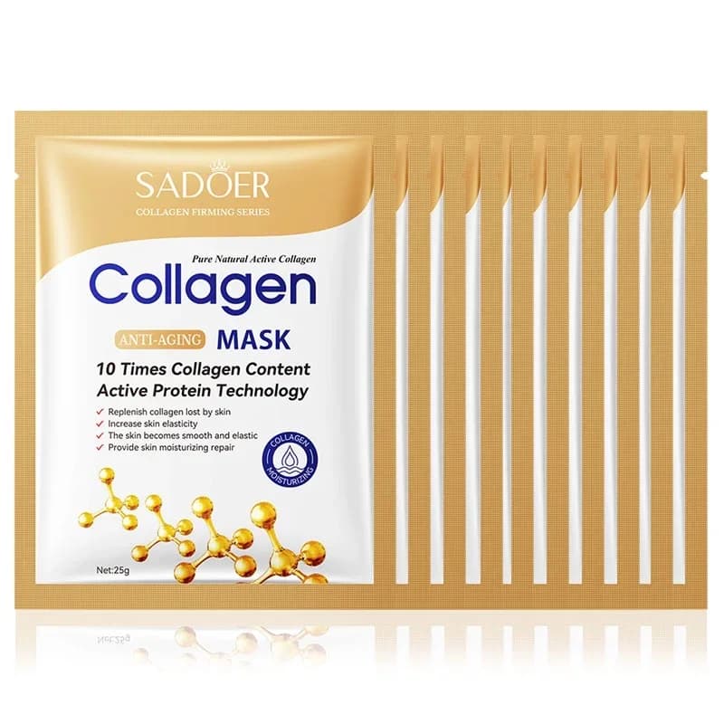 collagen anti-wrinkle face mask sheet pack — image 7