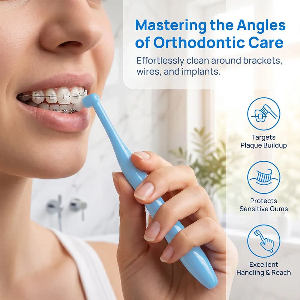soft tufted interdental toothbrush set — image 3