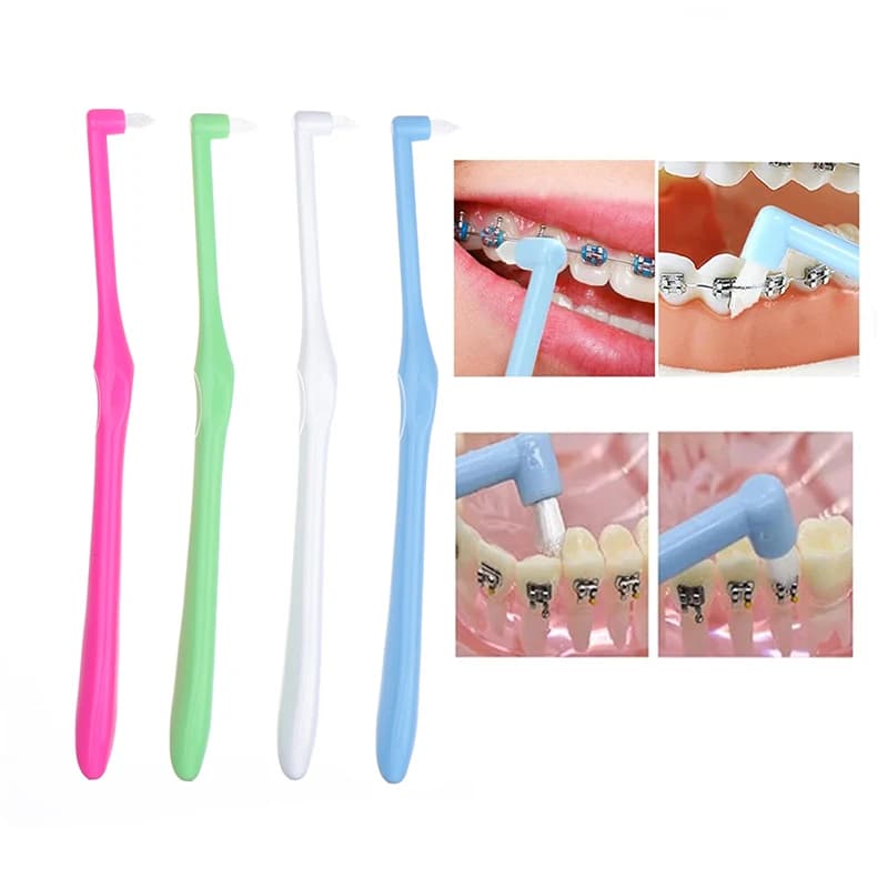 soft single-beam orthodontic interdental brush — image 2