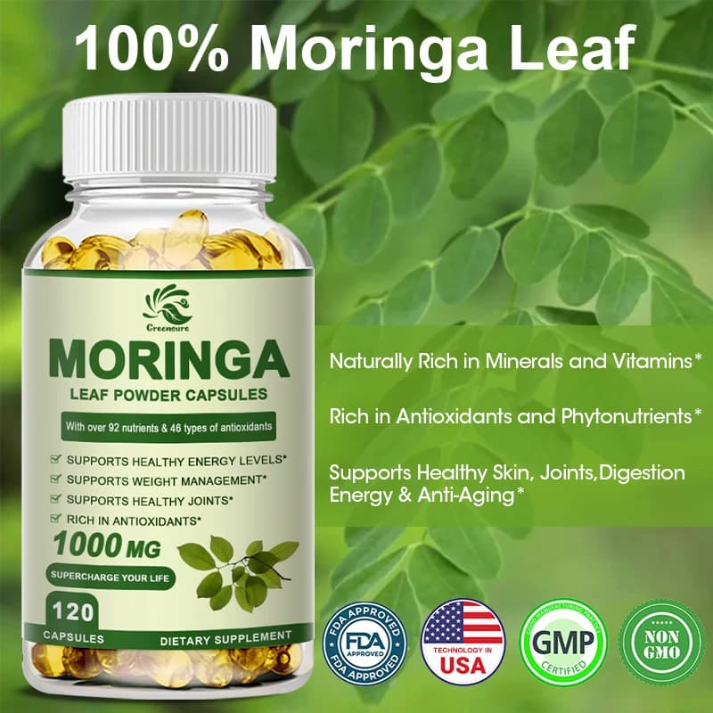 Moringa Oil – supports metabolism and weight management