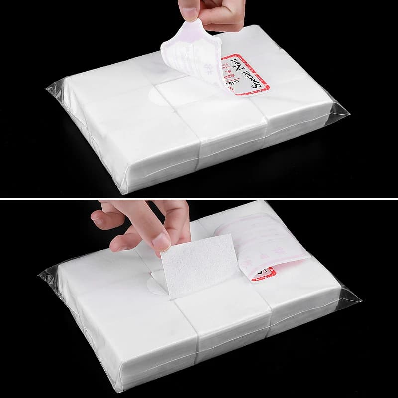 lint-free cotton nail wipe pads — image 5