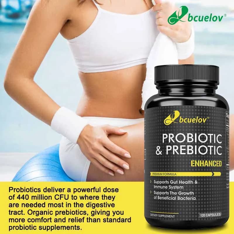 bottle of probiotic and prebiotic supplement — image 4
