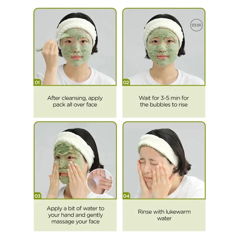 Holy basil bubble cleansing mask in a jar — image 5