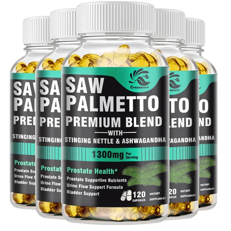 Greensure men's prostate support supplement bottle — image 8
