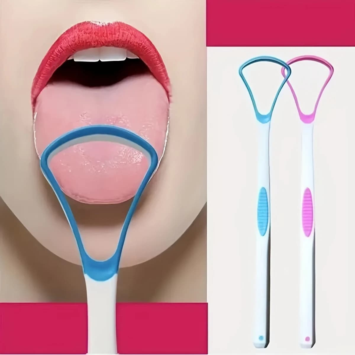 Tongue Scraper Oral Cleaner – 1, 3 or 5 Pack