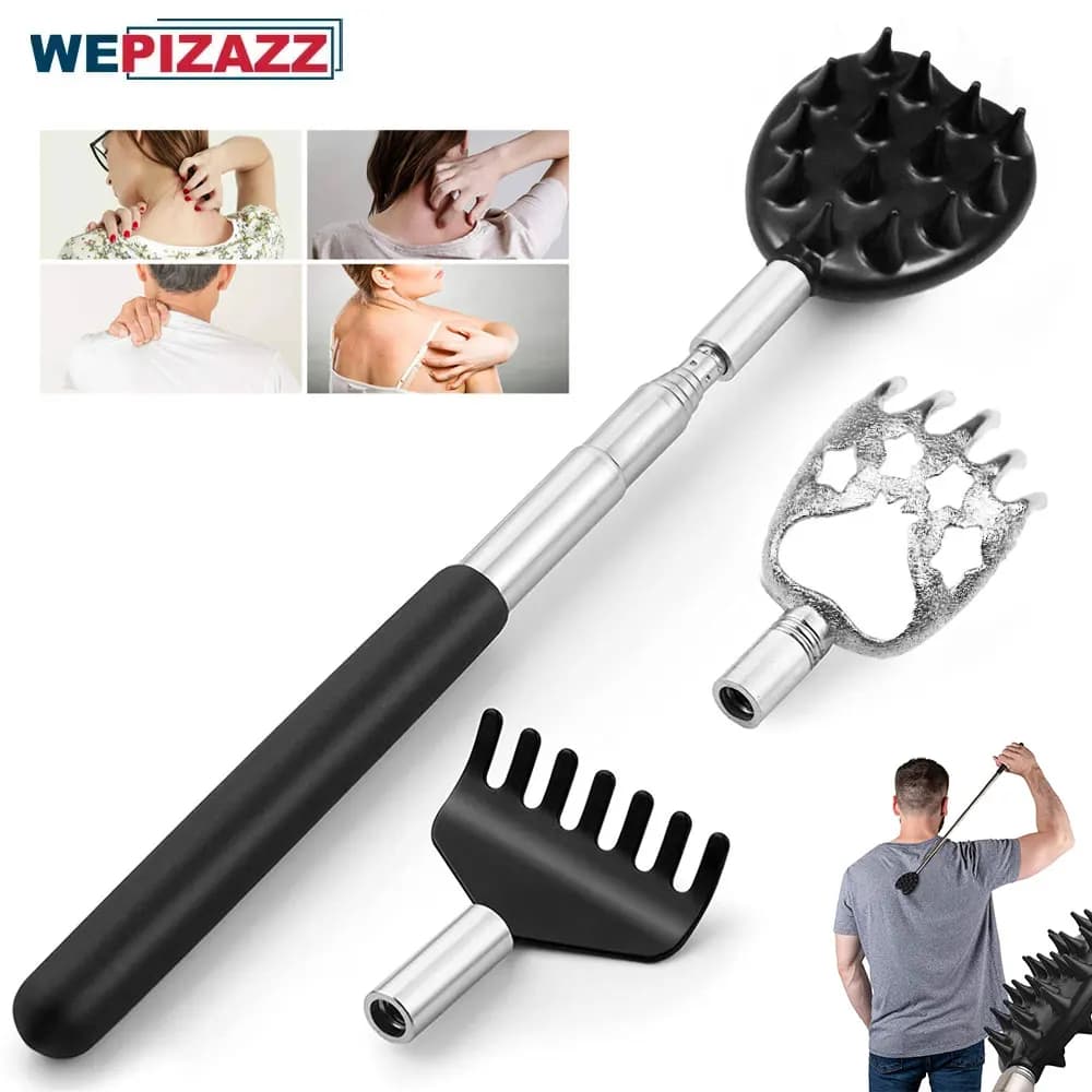Telescopic Back Scratcher Set – 3 Pieces