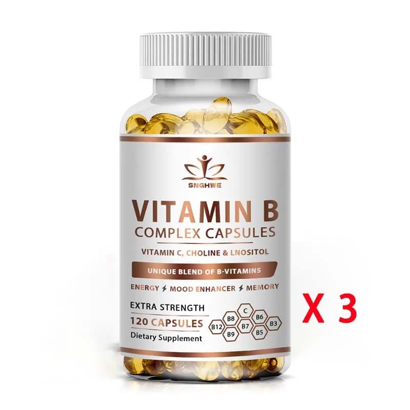 b-complex vitamin supplement bottle — image 7