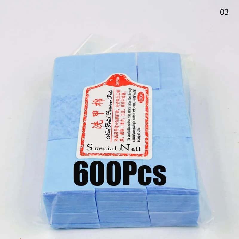 lint-free cotton nail wipe pads — image 7