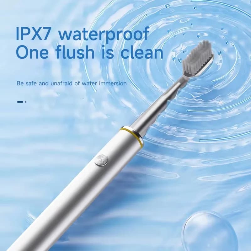 slim electric toothbrush for women with soft bristles — image 3