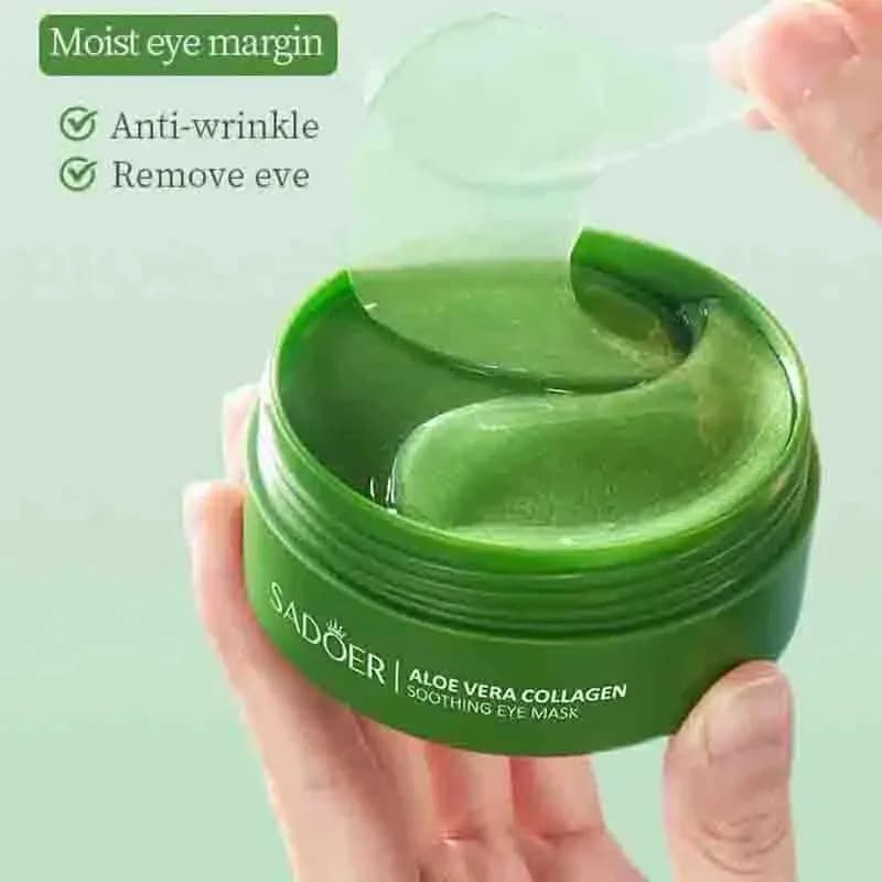 Aloe vera collagen eye mask pack — image 3