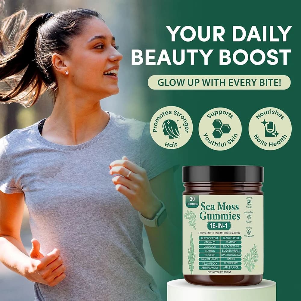 Sea moss gummies with herbal and vitamin blend — image 6