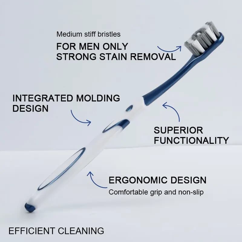 360 Whole Mouth Clean men's toothbrush with medium‑hard bristles — image 6