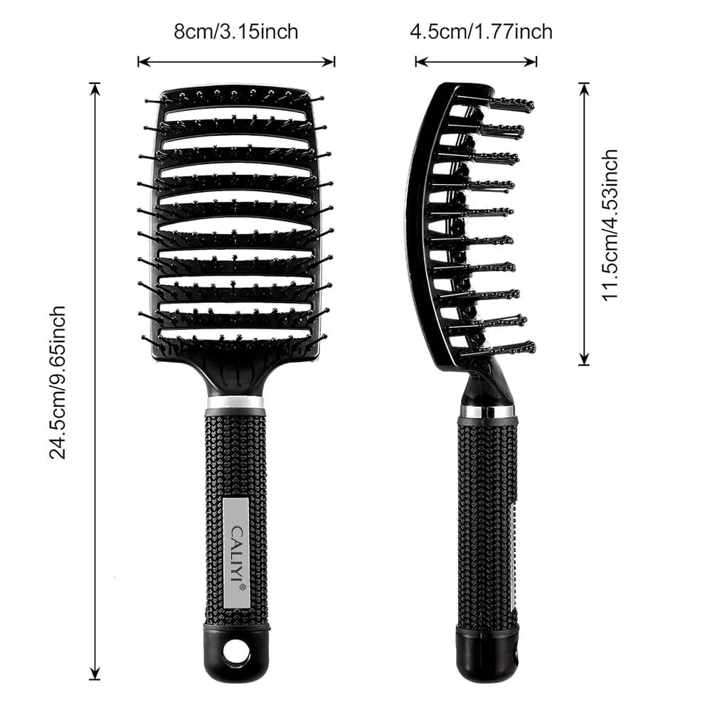 curved vented hair brush for blow drying — image 5