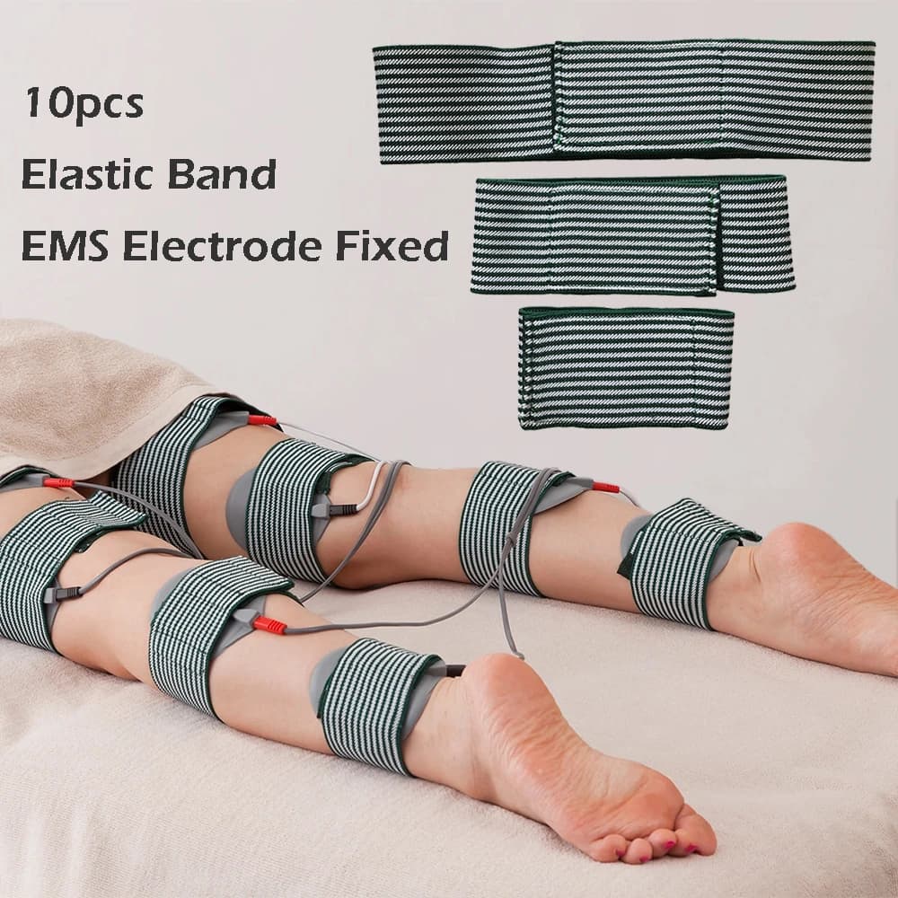 10 Pack Adjustable Silicone Electrode Pads for Microcurrent EMS