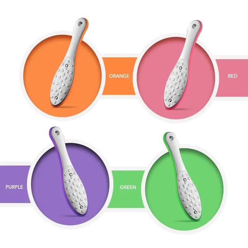 double sided stainless steel foot file for callus removal — image 5