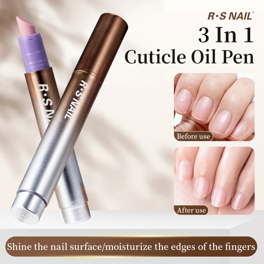 cuticle oil pen with ceramic nail pusher — image 2