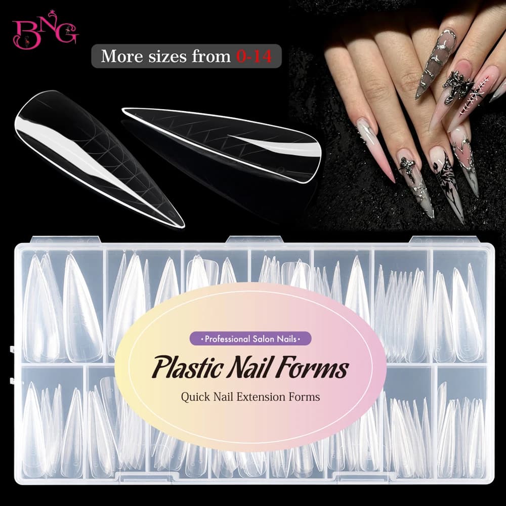 dual nail forms for gel extensions — image 3