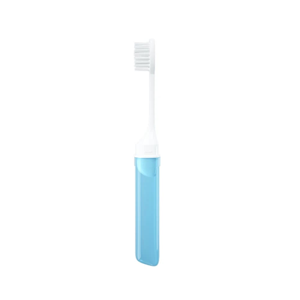 foldable mini travel toothbrush in transparent candy colors — image 8