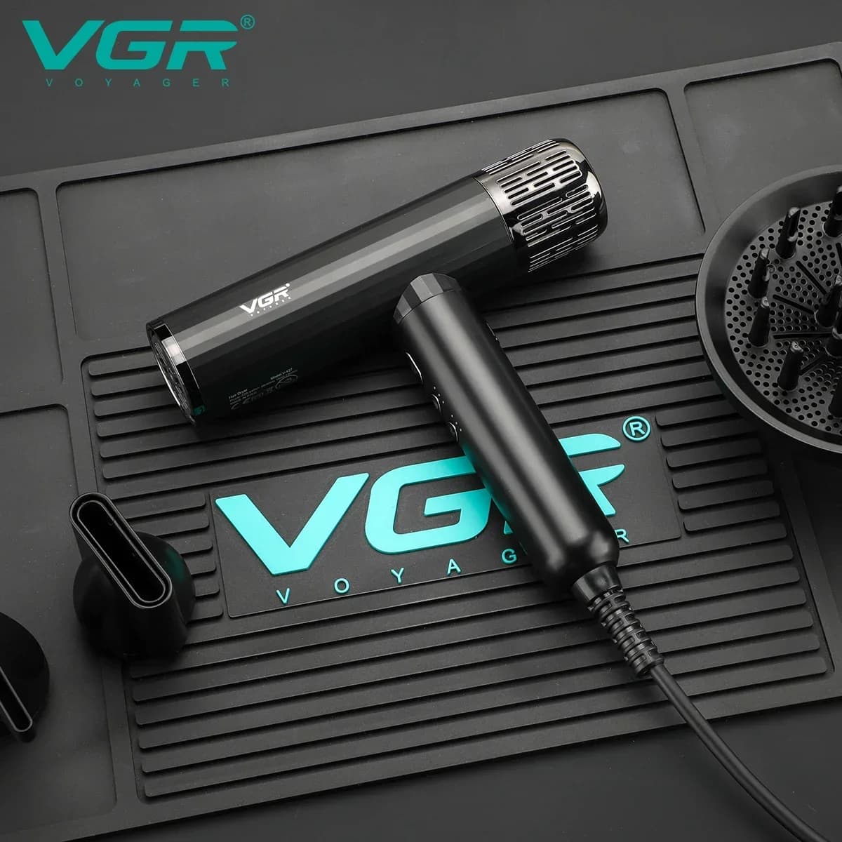 VGR Hair Dryer Professional Air Blower Brushless Motor Hair — image 6