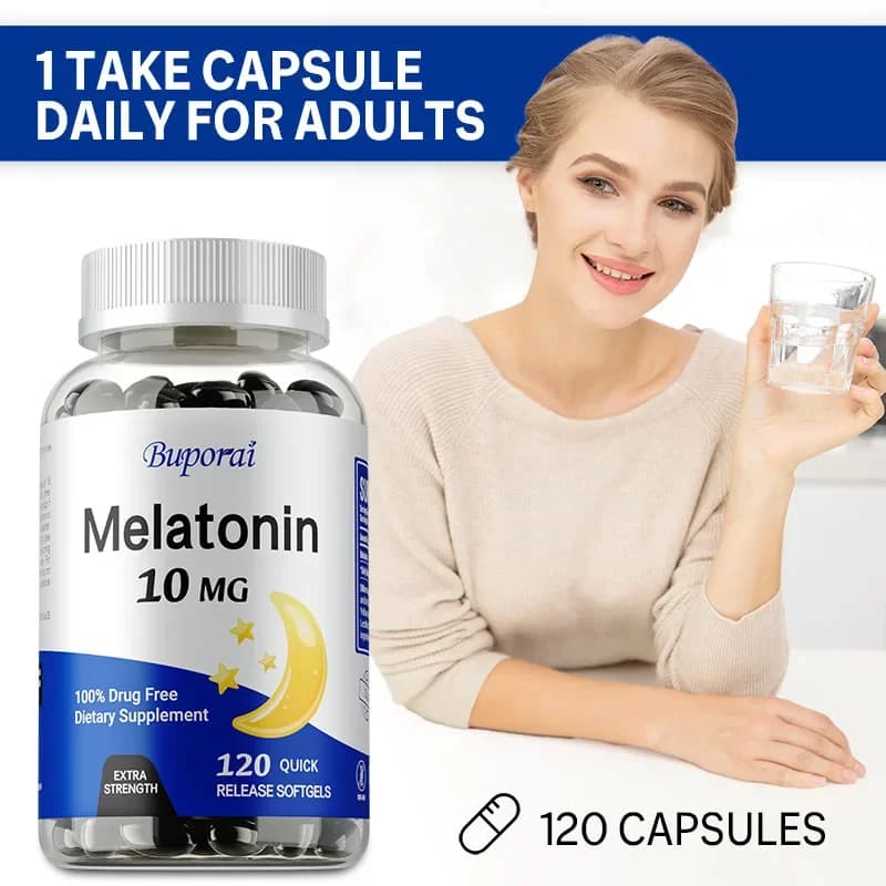Melatonin 10 mg sleep aid tablets — image 5