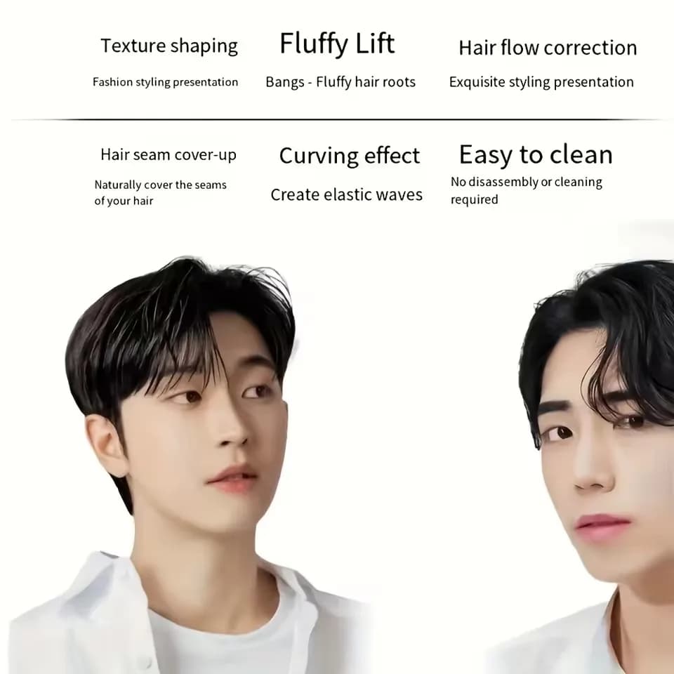 Fluffy textured ABS hair volumizing comb — image 5