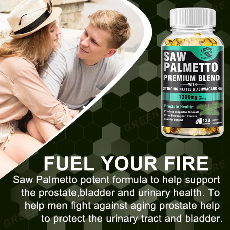 Greensure men's prostate support supplement bottle — image 4