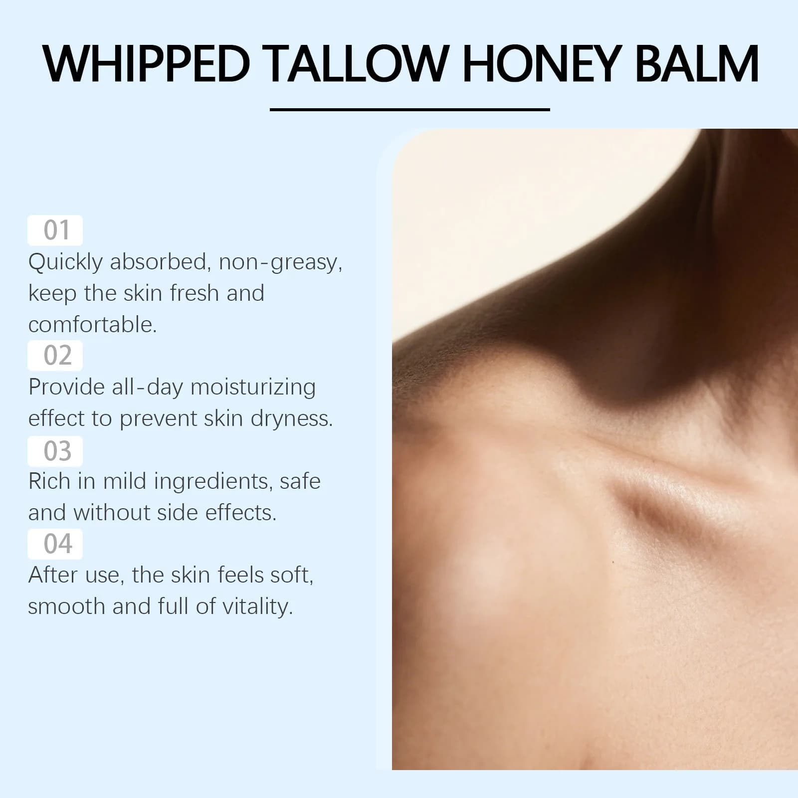Copper peptide beef tallow moisturizer with manuka honey — image 3