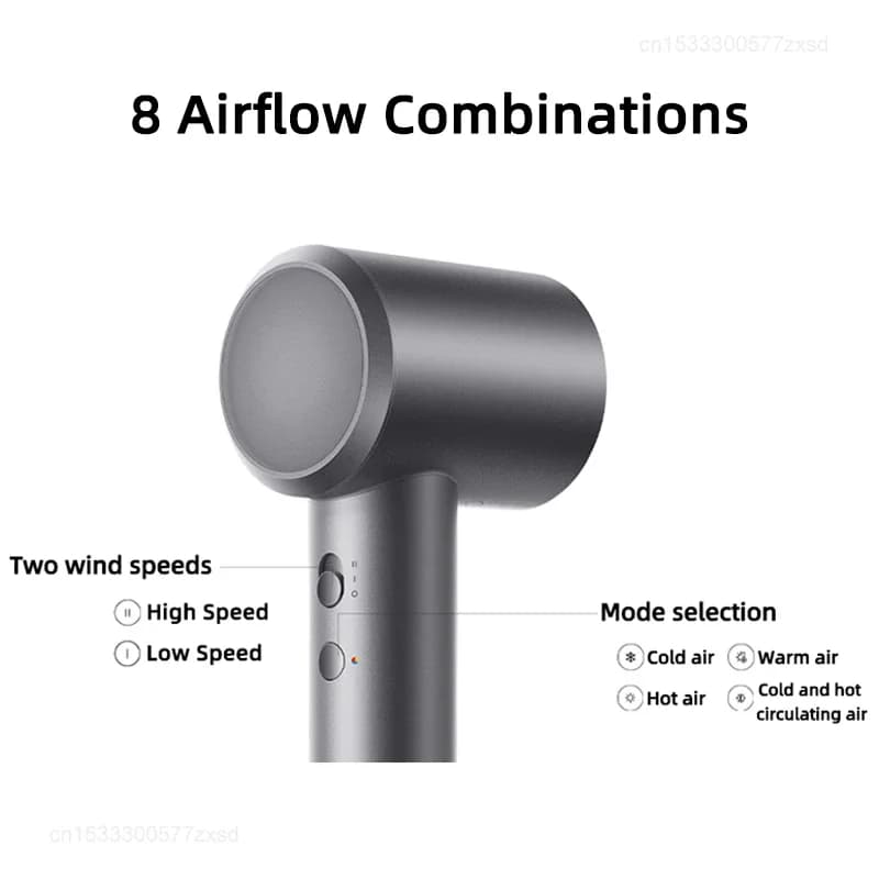 high-speed hair dryer with negative ion technology — image 3