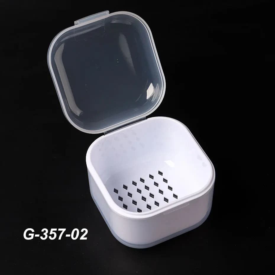 portable alcohol disinfection box for nail drill bits — image 7