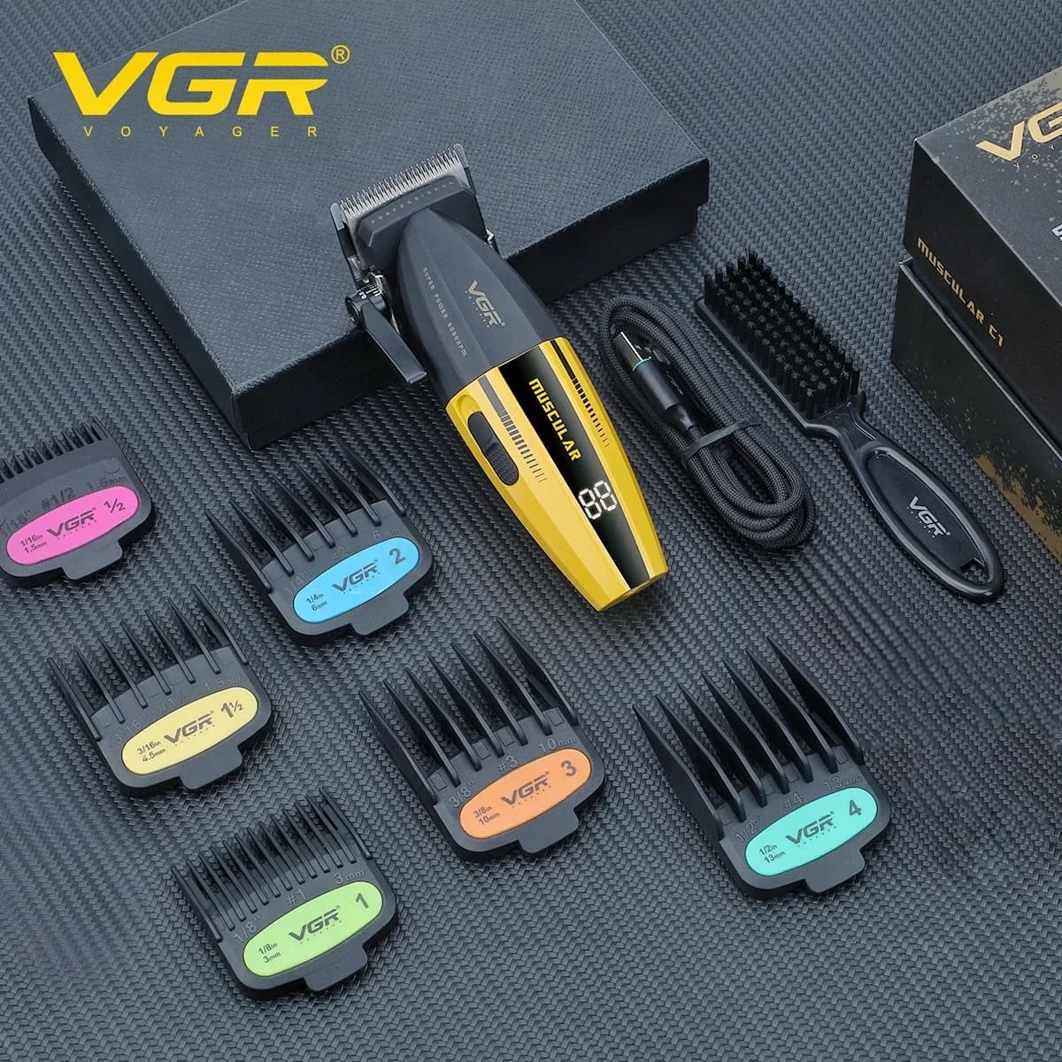 VGR rechargeable electric hair trimmer — image 6
