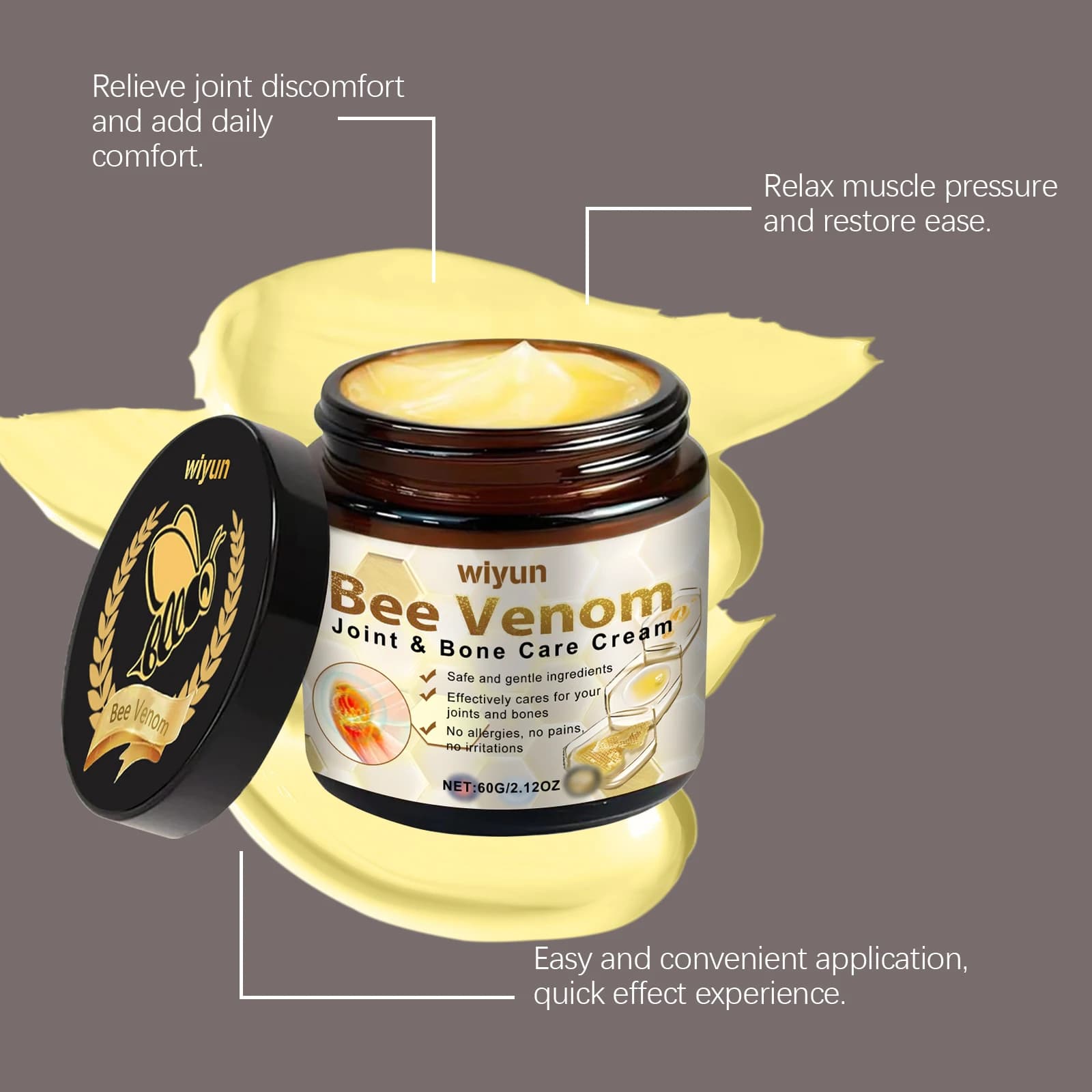 Bee venom cream tube — image 6