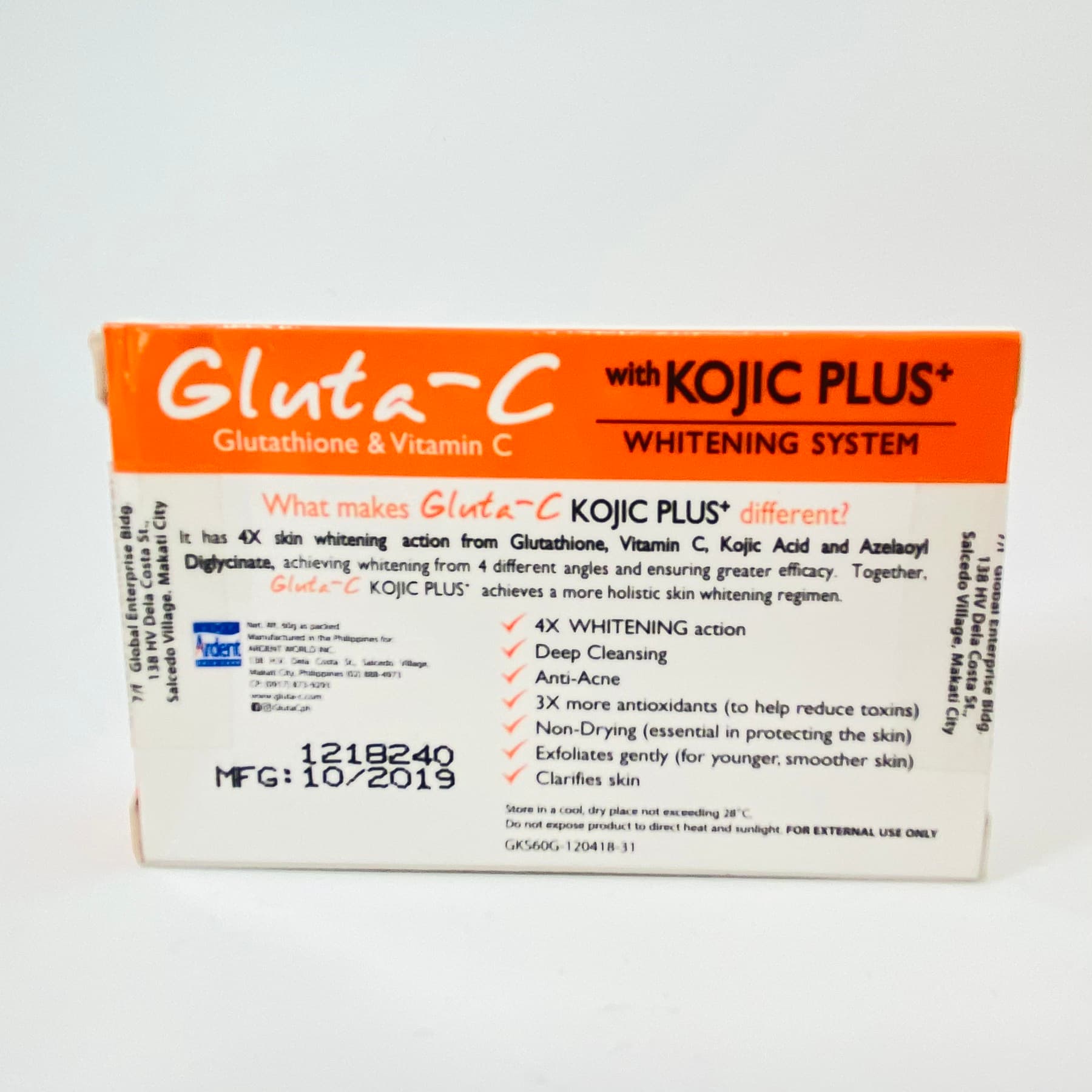 GLUTA-C WITH KOJIC PLUS GLUTATHIONE &amp; VITAMIN C SOAP 60g — image 3
