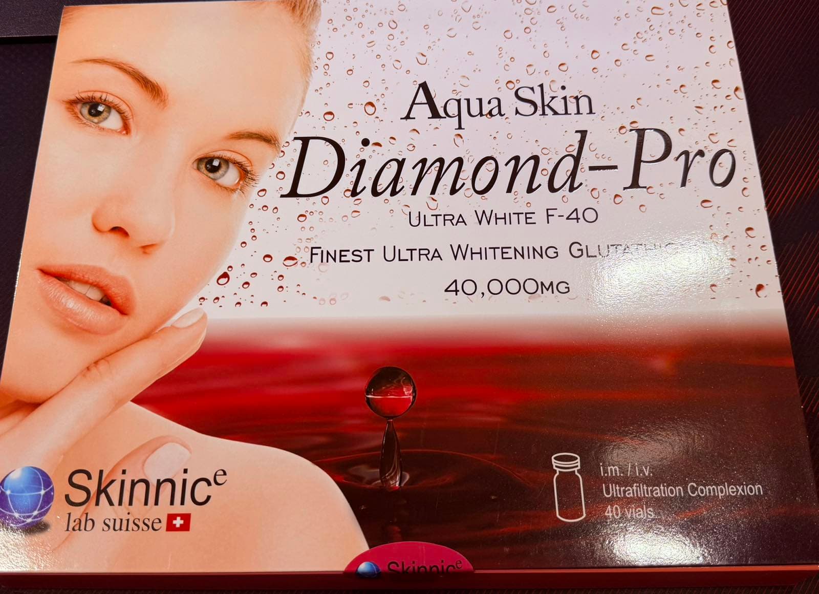 Aqua Skin Diamond-Pro  Ultra White F-40 (40 VIALS)