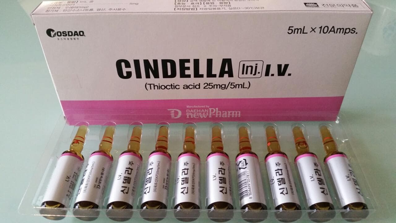 CINDELLA INJ. IV. THIOCTIC ACID 25mgt/5ml — image 3