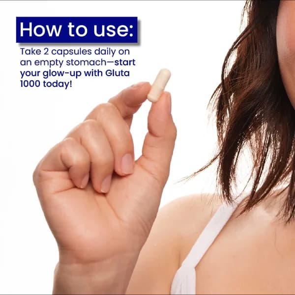 Relumins Gluta 1000 Reduced L-Glutathione Complex with ALA & Vitamin C | 60 Capsules — image 5