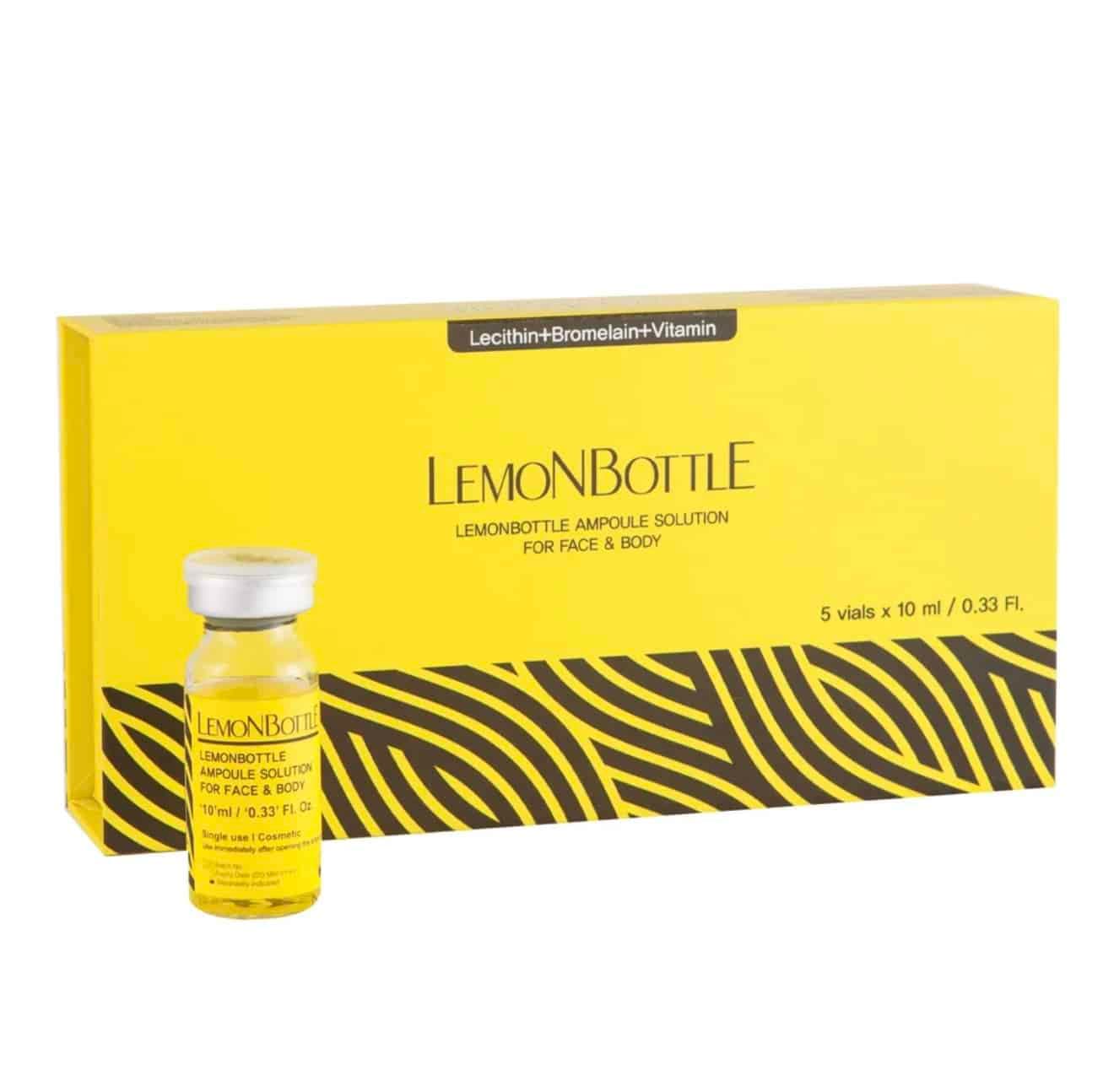 LEMON BOTTLE FOR FAT BURNER 5X10ml VIALS (MADE IN KOREA)