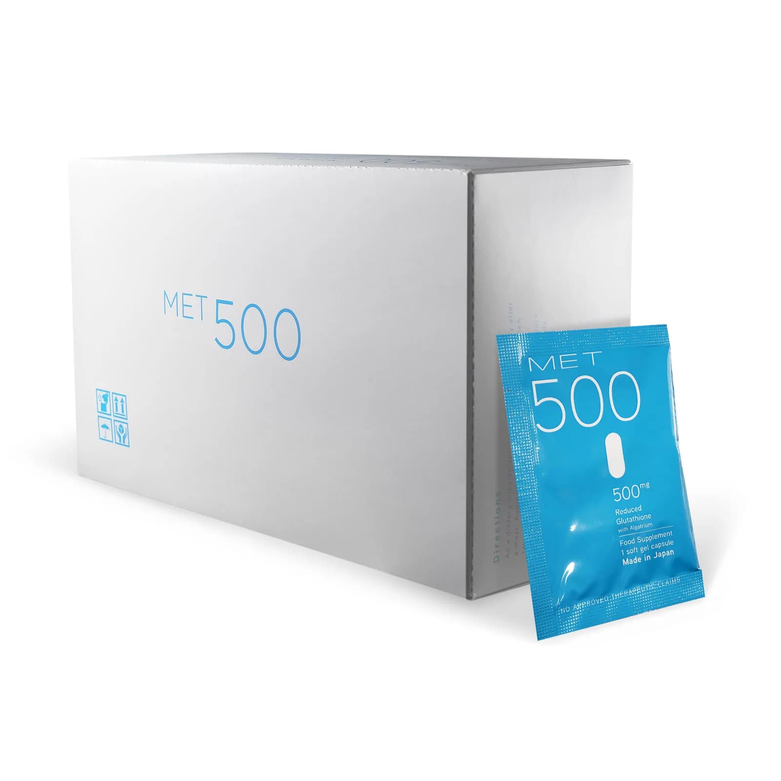 Glutathione 500mg Capsules (100‑Day Supply)
