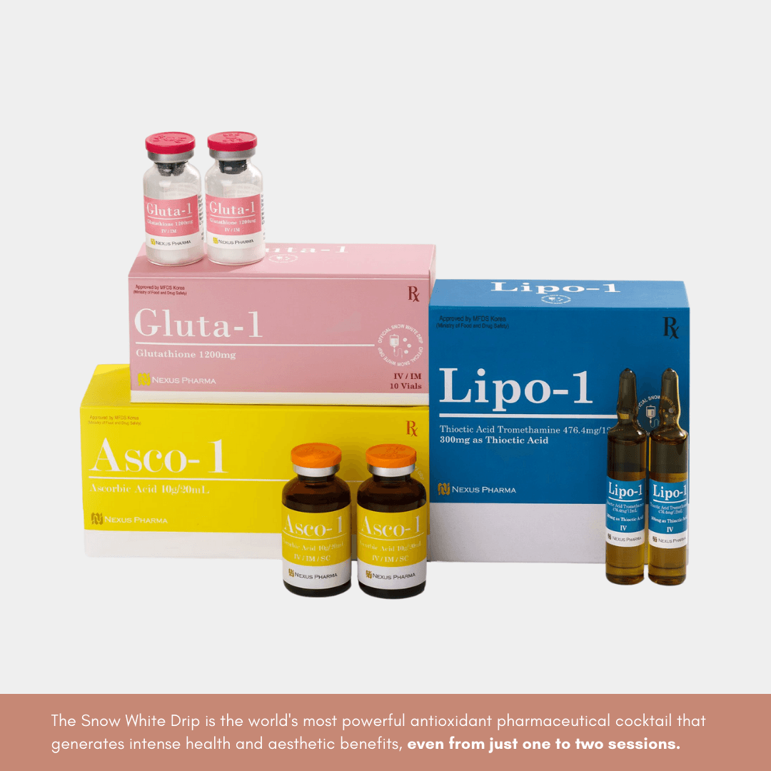 SNOW WHITE TRIO KOREAN DRIP GLUTATHIONE — image 5