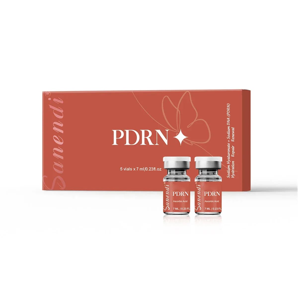 Sanendi PDRN Salmon DNA Skin Booster with Glutathione, Vitamin C & Collagen | 7ml x 5 Vials — image 5