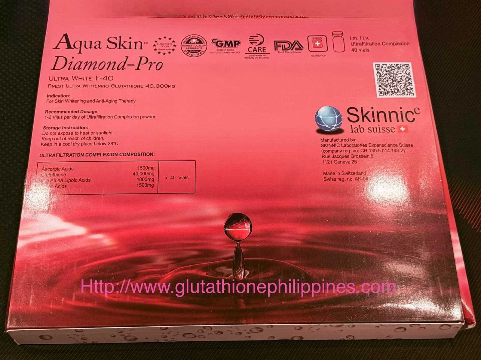 Aqua Skin Diamond-Pro  Ultra White F-40 (40 VIALS) — image 3