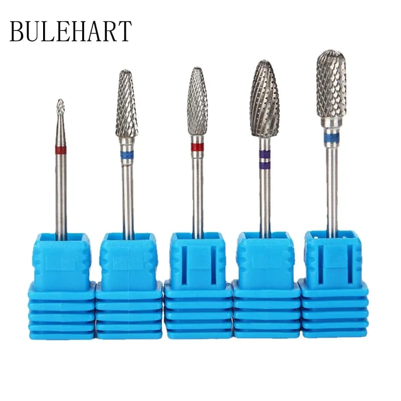 Tungsten Steel Gel Removal Nail Drill Bits – 5 Piece Set