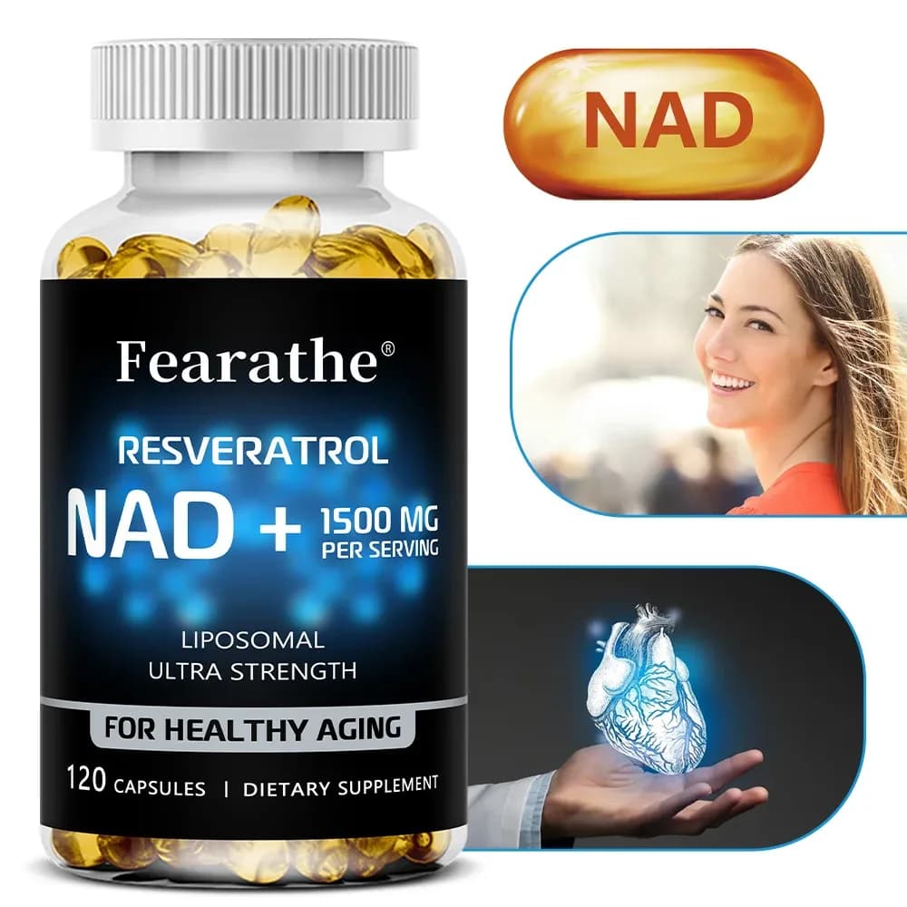 NAD+ Resveratrol Capsules – Energy & Cellular Support