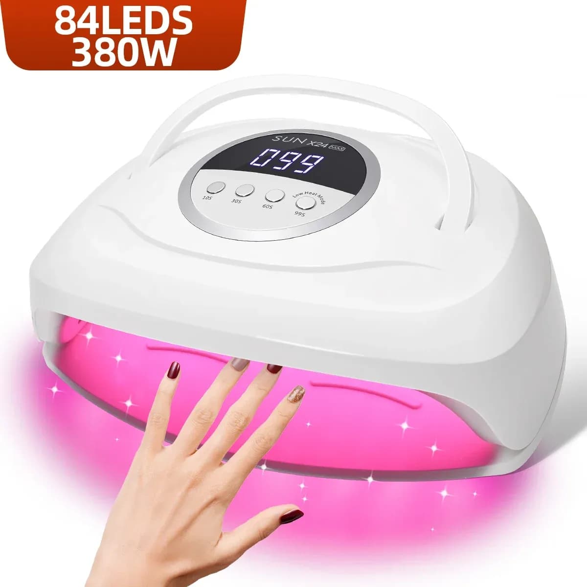 Professional 380W UV LED Nail Lamp with 84 LEDs