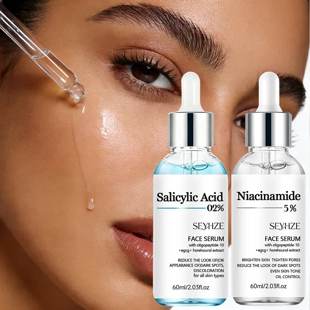 SEYHZE Salicylic Acid & Niacinamide Essence Set – 2 pcs, 5%